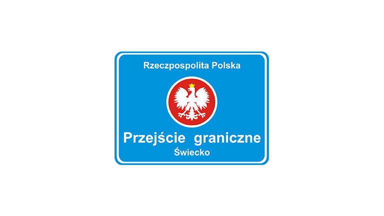 Znak F- 1. Przejście graniczne.