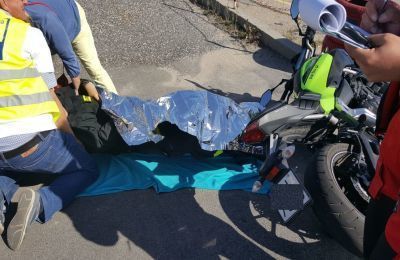Wypadek na egzaminie w Gdańsku