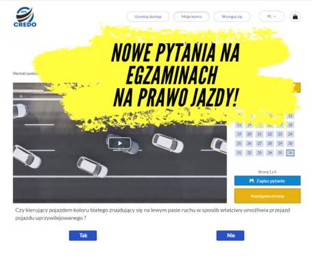 Uwaga❗️ Nowe pytania na egzaminach na prawo jazdy‼️