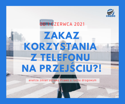 Zakaz korzystania z telefonów na przejściu dla pieszych?!