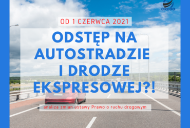 Odstęp na autostradzie i drodze ekspresowej?!